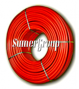 SUMERGROUP 4X6MM POLİETİLEN PE PNOMATİK HORTUM KIRMIZI 200METRE