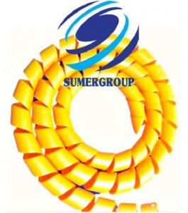  MAKİNE HORTUMU TOPLAMA SPİRALİ SARI 14MM-- 40 MM YE KADAR