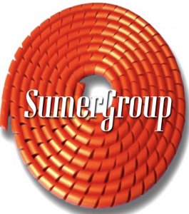 SUMERGROUP KABLO DÜZENLEYİCİ SPİRALİ KIRMIZI 32MM 25METRE