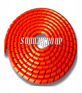 SUMERGROUP KABLO TOPLAYICI SPİRALİ GRİ 14MM 50METRE