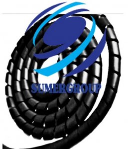 SUMERGROUP HORTUM SARICI KORUYUCU SPİRALİ SİYAH 40MM 25METRE