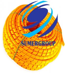 SUMERGROUP KABLO DÜZENLEME SPİRALİ SARI 40MM 25M