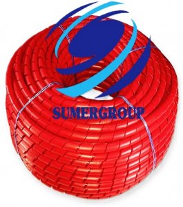  SUMERGROUP KABLO DÜZENLEYİCİ SPİRALİ KIRMIZI 40MM 25METRE