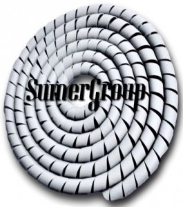 SUMERGROUP KABLO TOPLAMA SPİRALİ GRİ 32MM 25METRE